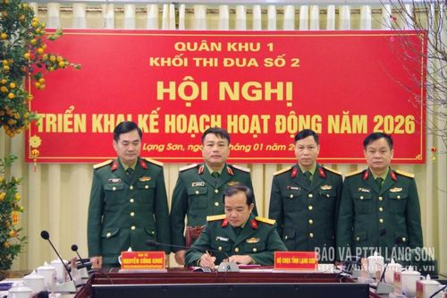 Khối thi đua số 2 (Quân khu 1) triển khai hoạt động năm 2026