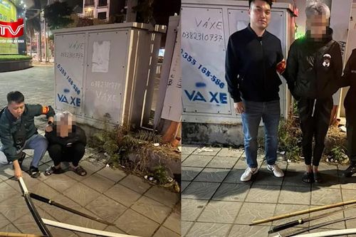 Lực lượng 141 phát hiện các đối tượng mang hung khí đi 'giải quyết' mâu thuẫn