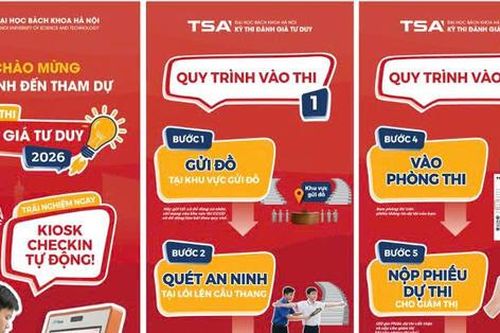 Đại học Bách khoa Hà Nội lưu ý thí sinh trước ngày thi đánh giá tư duy