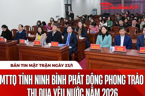 Bản tin Mặt trận sáng 23/1