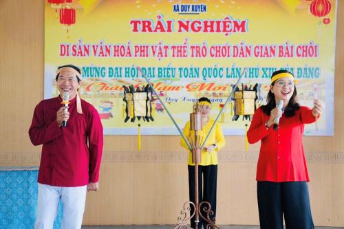 Ra mắt Câu lạc bộ bài chòi xã Duy Xuyên