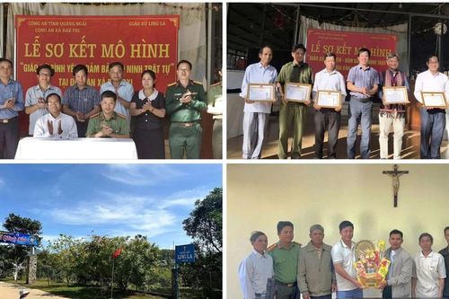 Từ mô hình 'Giáo xứ bình yên' đến thế trận an ninh nhân dân vững chắc ở cơ sở