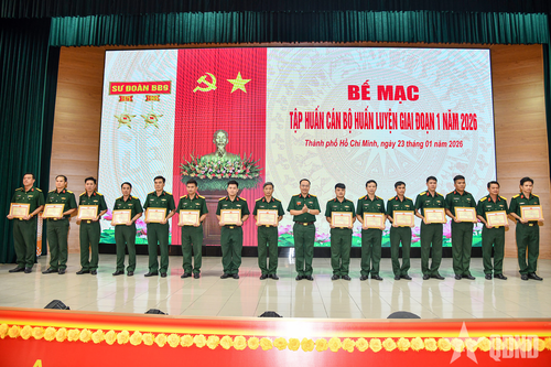 Sư đoàn 9 thống nhất nội dung công tác tham mưu huấn luyện