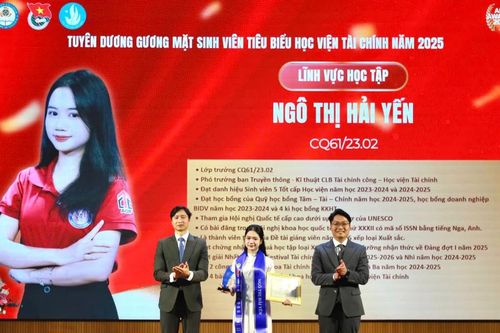Ngô Thị Hải Yến - Từ Học sinh 3 Tốt cấp Trung ương đến Sinh viên 5 Tốt, sinh viên tiêu biểu Học viện Tài chính