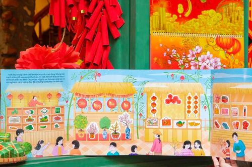 Chơi mà học với 'Sách khổng lồ về Tết'