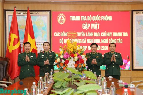 Đảng ủy, Bộ Tư lệnh Bộ đội Biên phòng chúc mừng 78 năm Ngày truyền thống Thanh tra Bộ Quốc phòng