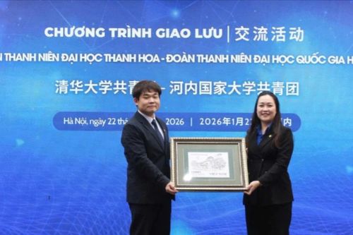 Giao lưu với Đại học Thanh Hoa (Trung Quốc): Trao đổi kinh nghiệm xây dựng Đoàn, nghiên cứu khoa học