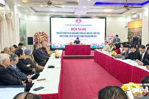 Ủy ban Mặt trận Tổ quốc Việt Nam tỉnh Nghệ An lắng nghe ý kiến, trao đổi thông tin trong tôn giáo năm 2025