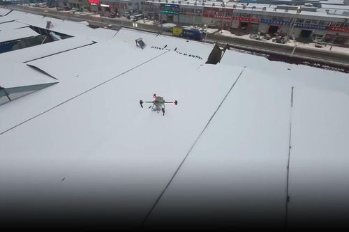Bão tuyết làm tê liệt sản xuất, Trung Quốc dùng drone 'cứu' nông trại và nhà máy