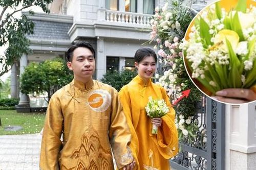 Bó hoa cưới 'cực phẩm' của nàng dâu hào môn Phương Nhi