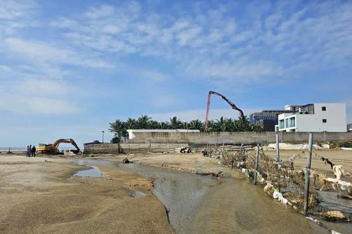 Diễn biến mới tại dự án The Maris Vũng Tàu sau sự cố xói mòn