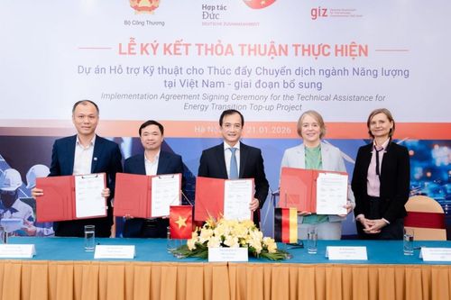 Việt Nam - Đức gia hạn dự án chuyển dịch năng lượng đến hết năm 2026
