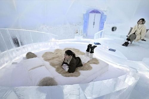 Hokkaido: Trải nghiệm lưu trú tại khách sạn băng nguyên khối độc đáo nhất Nhật Bản