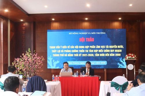 Đà Nẵng tổ chức hội thảo tham vấn về điều chỉnh quy hoạch hạ tầng phòng chống thiên tai và thủy lợi