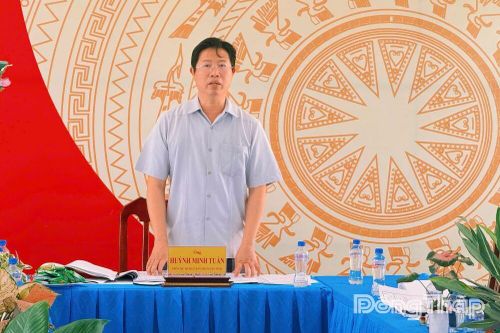 Đồng Tháp: Kịp thời tháo gỡ khó khăn về xây dựng trường học liên cấp khu vực biên giới