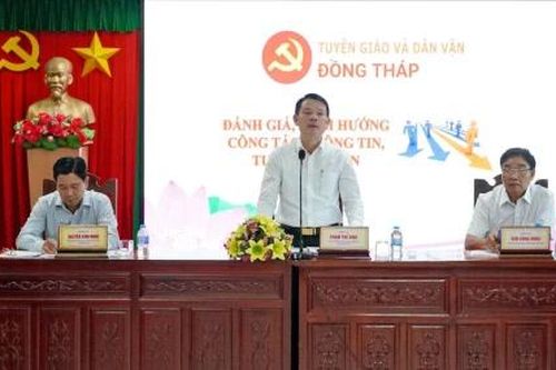 Giao ban báo chí Đồng Tháp tháng 1-2026