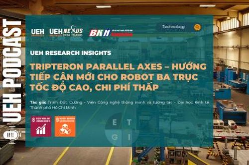 Tripteron Parallel Axes - Hướng tiếp cận mới cho robot ba trục tốc độ cao, chi phí thấp