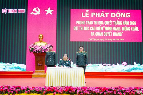 Phát động đợt thi đua cao điểm 'Mừng Đảng, mừng Xuân, ra quân Quyết thắng'