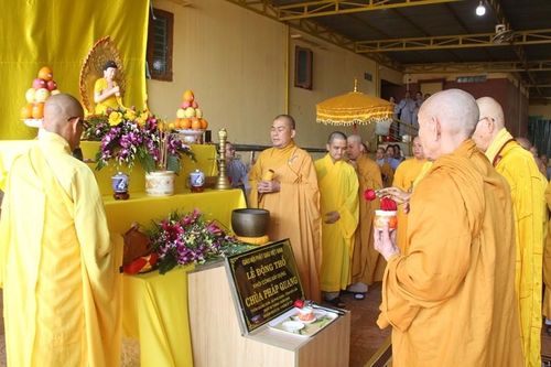 Đắk Lắk: Động thổ khởi công xây dựng chánh điện và các hạng mục chùa Pháp Quang