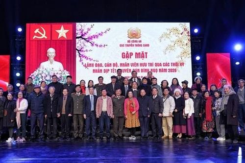 Cục Truyền thông CAND gặp mặt cán bộ hưu trí nhân dịp Tết Nguyên đán Bính Ngọ