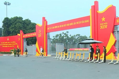 Công an nhân dân quyết tâm bảo vệ an toàn Đại hội