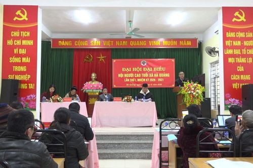 Hội Người cao tuổi xã Hà Quảng Đại hội đại biểu lần thứ I, nhiệm kỳ 2026 – 2031