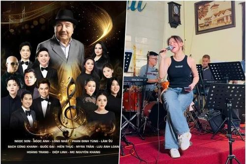 Myra Trần cùng dàn ca sĩ tập dượt cho live show 'Men đời' của nhạc sĩ Nhật Minh
