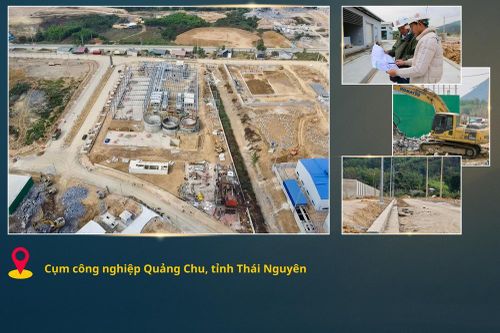 Trên công trường cụm công nghiệp trăm tỉ đồng lớn bậc nhất phía Bắc Thái Nguyên