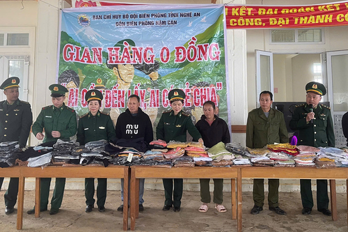 Bộ đội Biên phòng Nghệ An: Gian hàng không đồng - Ai cần đến lấy, ai có sẻ chia