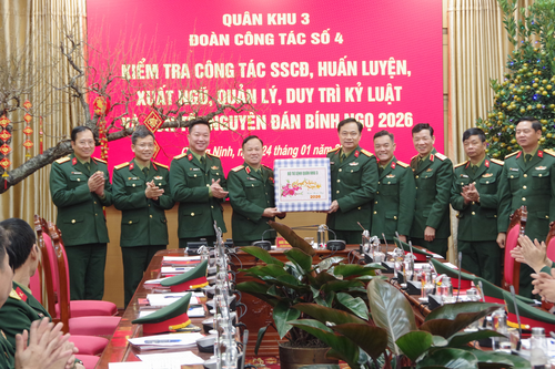 Bộ tư lệnh Quân khu 3 thăm, chúc Tết tại tỉnh Quảng Ninh