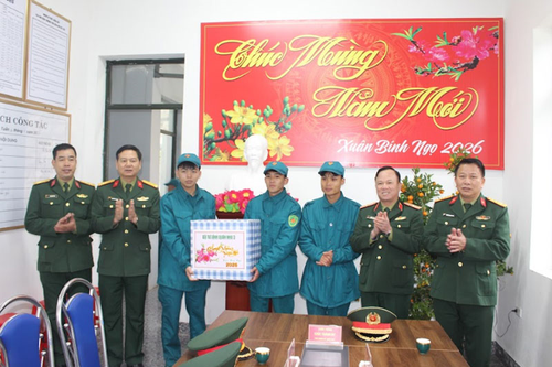 Quân khu 3: Kiểm tra công tác sẵn sàng chiến đấu, chúc Tết các đơn vị tuyến biên giới Quảng Ninh