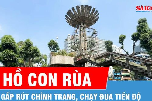 Gấp rút chỉnh trang Hồ Con Rùa, kịp phục vụ người dân du xuân 2026