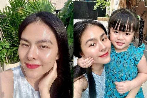 Mẹ bốn con Vân Trang khoe làn da căng bóng khiến fan trầm trồ