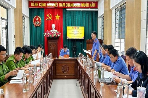 Viện kiểm sát họp liên ngành nâng cao hiệu quả giải quyết án hình sự