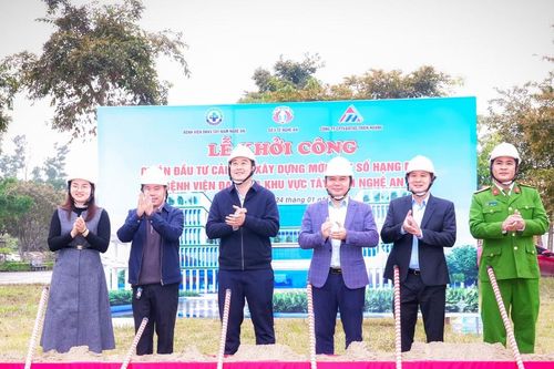 Nghệ An: Khởi công Dự án cải tạo, xây dựng mới một số hạng mục Bệnh viện Đa khoa khu vực Tây Nam