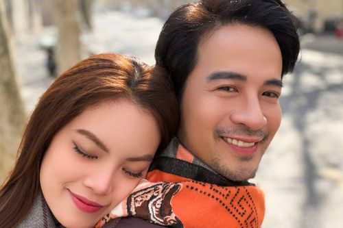 Đoàn Minh Tài và vợ kém 16 tuổi tình tứ sau 1 tháng đám cưới