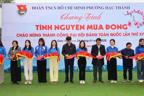 Thiết thực chương trình 'Tình nguyện mùa Đông' tại xã Giao An