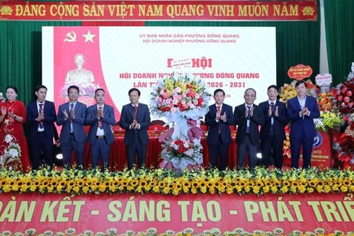 Đồng hành cùng doanh nghiệp phường Đông Quang thúc đẩy sản xuất kinh doanh, chuyển đổi số và đổi mới sáng tạo