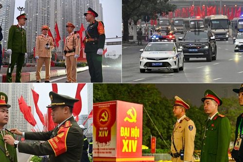 Công an Hà Nội bảo đảm tuyệt đối ANTT, góp phần quan trọng vào thành công của Đại hội XIV của Đảng