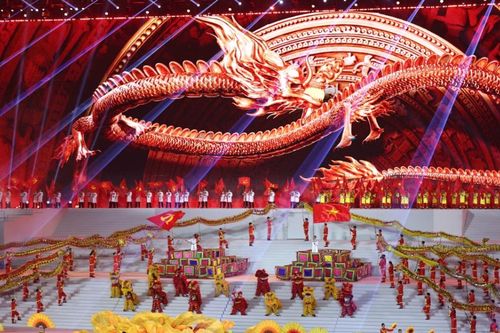 Chương trình nghệ thuật chào mừng thành công Đại hội Đảng