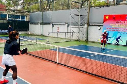 Phường Đống Đa lần đầu tiên tổ chức giải Pickleball dành cho cán bộ, công chức