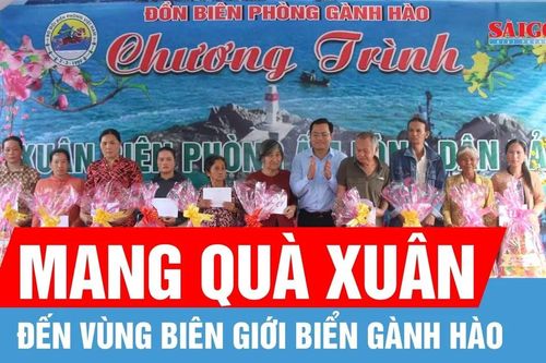 Mang quà xuân đến vùng biên giới biển Gành Hào