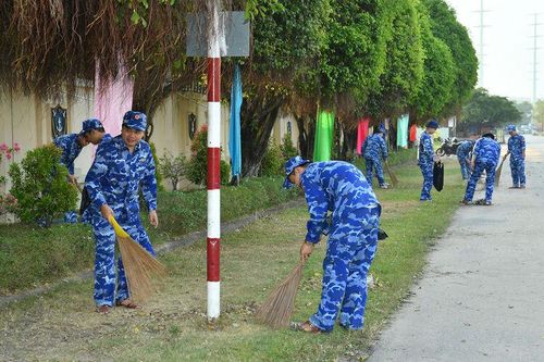 Tuổi trẻ Bộ Tư lệnh Vùng Cảnh sát biển 4 với các hoạt động 'Ngày thanh niên cùng hành động'
