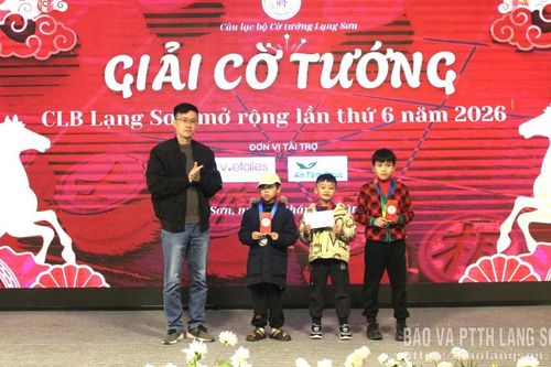Hơn 100 vận động viên tham gia Giải cờ tướng Lạng Sơn mở rộng