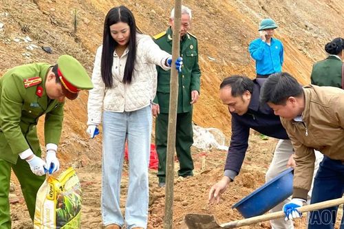 Sôi nổi phong trào trồng cây, trồng hoa ở Đông Cuông