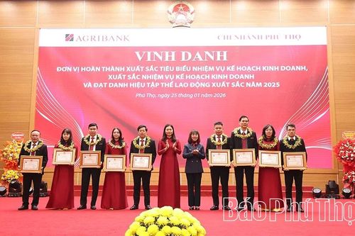 Ngân hàng Agribank Chi nhánh Phú Thọ triển khai nhiệm vụ kinh doanh 2026
