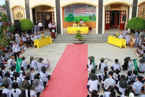 Gia đình Phật tử cụm Xuyên Mộc (TP.HCM) tổ chức trại Thành đạo và thi vượt bậc
