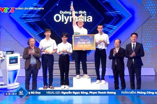 Vé đầu tiên vào chung kết Olympia ghi tên Trần Võ Gia Bảo - Chuyên Lê Quý Đôn Khánh Hòa