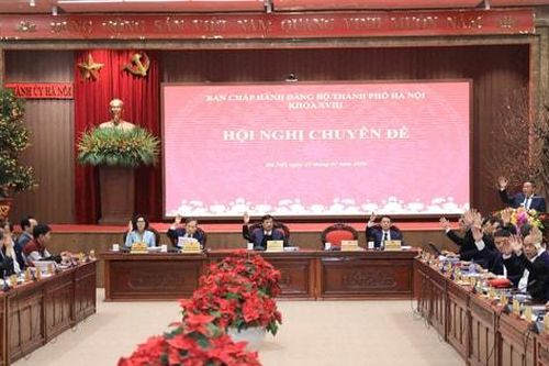 Hội nghị chuyên đề Ban Chấp hành Đảng bộ thành phố Hà Nội khóa XVIII
