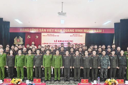 Nâng cao kỹ, chiến thuật của Cảnh sát cơ động, đảm bảo an ninh trật tự trong tình mới